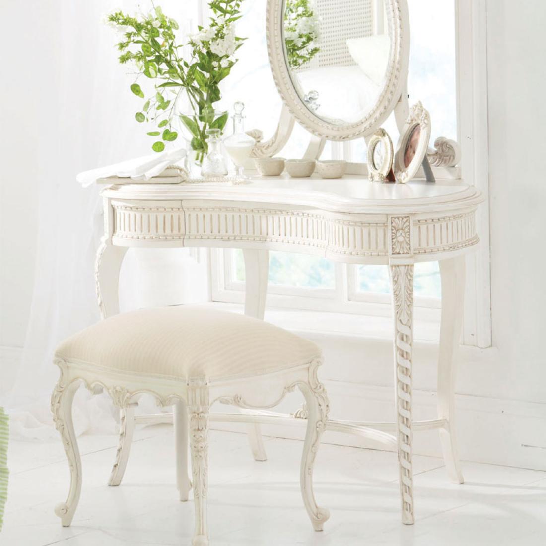 White company clearance dressing table